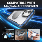 Raptic Apple iPhone 16 Pro Max Shield Klf-Blue Gradient