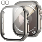 JZK Apple Watch 10 42mm Bumper Klf -Titanium