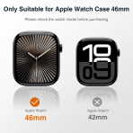 LK Apple Watch 10 42mm Bumper Klf -Clear