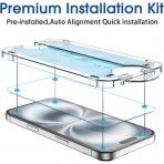 amFilm Apple iPhone 16 Pro Max Ekran Koruyucu (4 Adet)