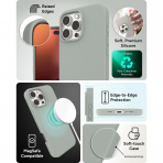 ZAGG Apple iPhone 16 Pro Manhattan Snap Klf-Aqua Foam Gray