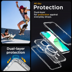 AICase Apple iPhone 16 Plus MagSafe Uyumlu Klf -Clear