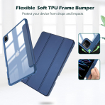 ProCase Apple iPad Pro Smart Folio Klf (12.9 in)-Navy