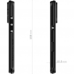 Ghostek Apple iPhone 16 Plus Su Geirmez Slim Klf -Black
