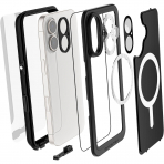 Ghostek Apple iPhone 16 Plus Su Geirmez Slim Klf -Black