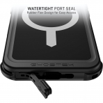 Ghostek Apple iPhone 16 Plus Su Geirmez Slim Klf -Black