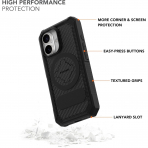 Rokform Apple iPhone 16 Pro Max Rugged Klf -Black
