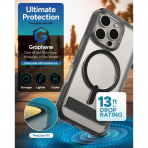 ZAGG Apple iPhone 16 Pro Max Santa Cruz Snap Klf -Black