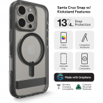 ZAGG Apple iPhone 16 Pro Max Santa Cruz Snap Klf -Black