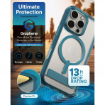 ZAGG Apple iPhone 16 Pro Max Santa Cruz Snap Klf -Retro Blue