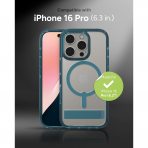 ZAGG Apple iPhone 16 Pro Max Santa Cruz Snap Klf -Retro Blue