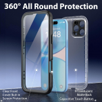 SPORTLINK iPhone 16 Pro Max Su Geirmez Clear Klf