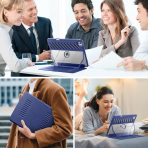 MoKo iPad Pro M4 Rugged Klf (11 in)-Navy Blue