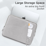 JETech MacBook Air/Pro anta (15 in)-Light Grey