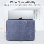 JETech MacBook Air/Pro anta (15 in)-Purple