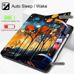 Tuiklol iPad Pro M4 Slim Klf (11 in)-Colored Ballons 