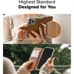 Rin gke Apple iPhone 16 Klf-Brown