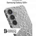 ZAGG Samsung Galaxy S25 Milan Klf-Floral White 