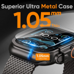 Suitisbest Apple Watch 10 46mm Bumper Klf-Black 