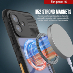 Punkcase iPhone 16 Su Geirmez Extreme 2.0 Klf-Black