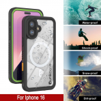 Punkcase iPhone 16 Plus Su Geirmez Extreme Mag Klf -Light Green