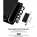 MOFT Apple iPad Air M2/M3 Folio Klf (13 in)-Jet Black 