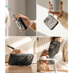 Rin gke iPhone 16 Pro Alles Klf-Gunmetal