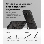 Rin gke iPhone 16 Pro Alles Klf-Gunmetal