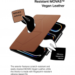 MOFT Apple iPad Air M3/M2 Folio Klf (11 in)-Sienna Brown