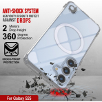 PunkCase Samsung Galaxy S25 Plus ClearMag Klf