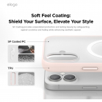 elago Apple iPhone 16 Plus Hybrid effaf Klf-Matte Pink