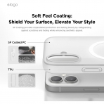 elago Apple iPhone 16 Plus Hybrid effaf Klf-Matte Clear
