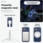 elago Apple iPhone 16 Plus Manyetik Klf-Jean Indigo