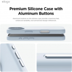 elago Apple iPhone 16 Plus Manyetik Klf-Light Blue