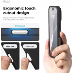 elago Apple iPhone 16 Plus Silikon Klf-Black
