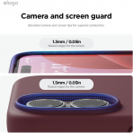 elago Apple iPhone 16 Plus Silikon Klf-Burgundy