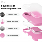 elago Apple iPhone 16 Plus Silikon Klf-Hot Pink