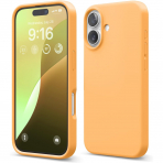 elago Apple iPhone 16 Plus Silikon Klf-Orange