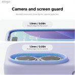 elago Apple iPhone 16 Plus Silikon Klf-Purple