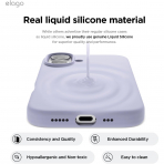 elago Apple iPhone 16 Plus Silikon Klf-Purple