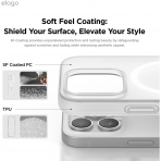 elago Apple iPhone 16 Pro Max Hybrid effaf Klf-Matte Clear