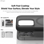elago Apple iPhone 16 Pro Max Hybrid effaf Klf-Matte Black