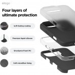 elago Apple iPhone 16 Pro Max Silikon Klf-Black