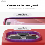 elago Apple iPhone 16 Pro Max Silikon Klf-Red