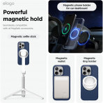 elago Apple iPhone 16 Pro Max Manyetik Klf-Jean Indigo