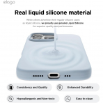 elago Apple iPhone 16 Pro Max Manyetik Klf-Light Blue