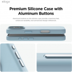 elago Apple iPhone 16 Pro Max Manyetik Klf-Sky Blue