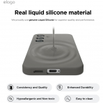 elago Samsung Galaxy S25 Plus Silikon Klf-Medium Grey 