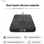 elago Samsung Galaxy S25 Plus Silikon Klf-Black