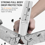 NINKI Samsung Galaxy Z Fold 7 Tam Korumal Klf-Silver